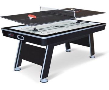 Huge NHL 80-inch Air Hockey Table with Bonus Ping Pong Top for $139 (retail $330)