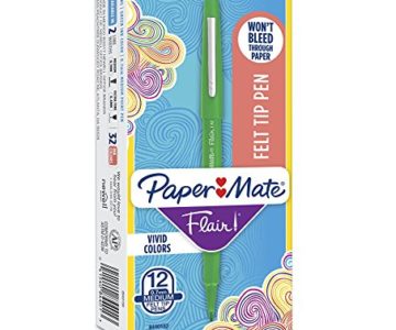86% off 12-Pack Paper Mate Flair Felt Tip Pens
