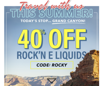EXTRA 40% off Vape Liquids – Rock’n Sale