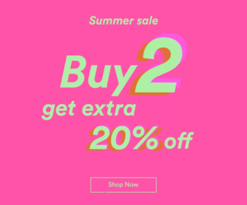 Extra 20% off 2 or more items – SNS Summer Sale