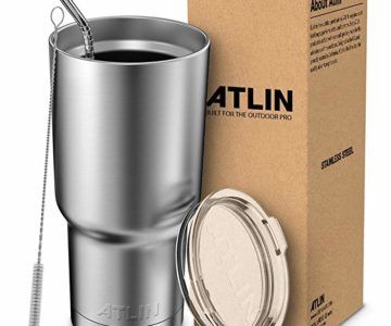 50% off 30 oz. Double Wall Stainless Steel Vacuum Insulation Travel Mug