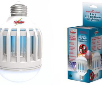 ENDS TONIGHT – ZapMaster 2-In-1 LED Light Bulb and Bug Zapper for $3.99