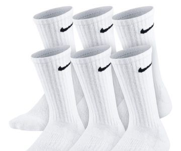 6 Pack Nike Crew Socks on sale for $12