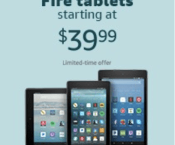 Amazon Fire HD Tablets on sale for just $39.99