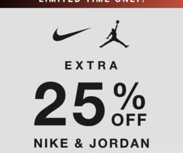 25% off Nike & Jordan Shoes and Apparel